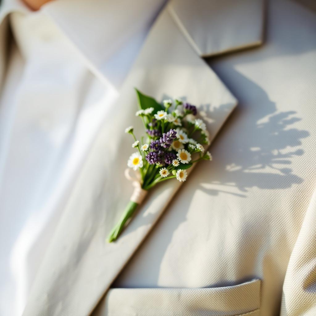 Wildflower buttonhole