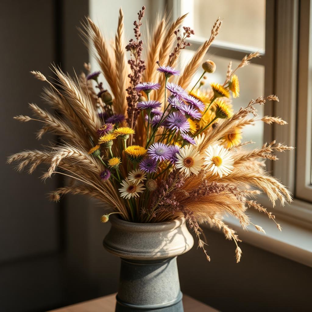 Dried arrangement